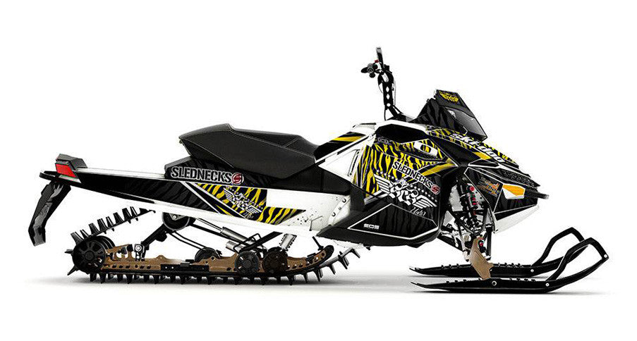 Heath Frisby Zebra Ski-Doo REV-XP Sled Wrap
