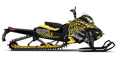 Frisby Zebra Ski-Doo REV-XM Sled Wrap