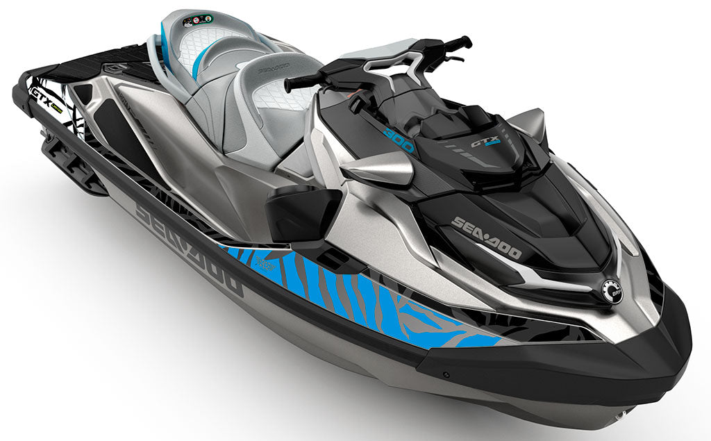 Hang Ten Blue White Sea-Doo GTX Graphics