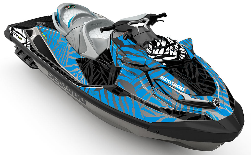 Hang Ten Blue White Sea-Doo GTX Graphics
