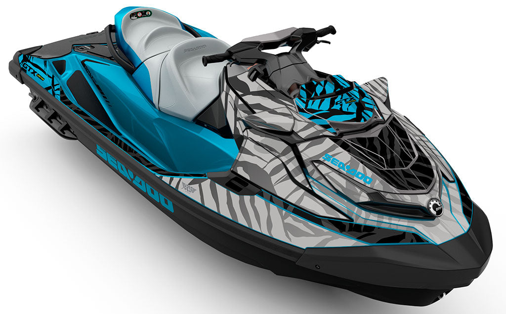 Hang Ten Grey Cyan Sea-Doo GTX Graphics
