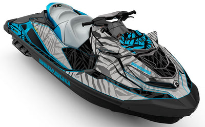 Hang Ten Grey Cyan Sea-Doo GTX Graphics