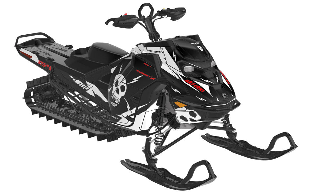 Hi-Fi Ski-Doo REV Gen5 Mountain White Black Partial Coverage