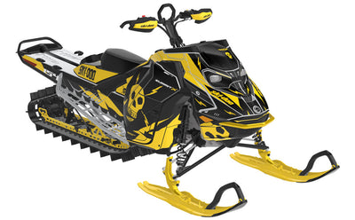 Hi-Fi Ski-Doo REV Gen5 Mountain Black VintageYellow Full Coverage