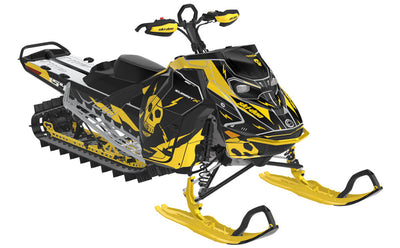 Hi-Fi Ski-Doo REV Gen5 Mountain Black VintageYellow Partial Coverage