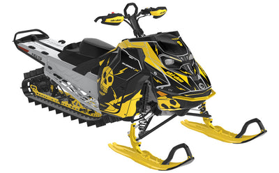Hi-Fi Ski-Doo REV Gen5 Mountain Black VintageYellow Less Coverage