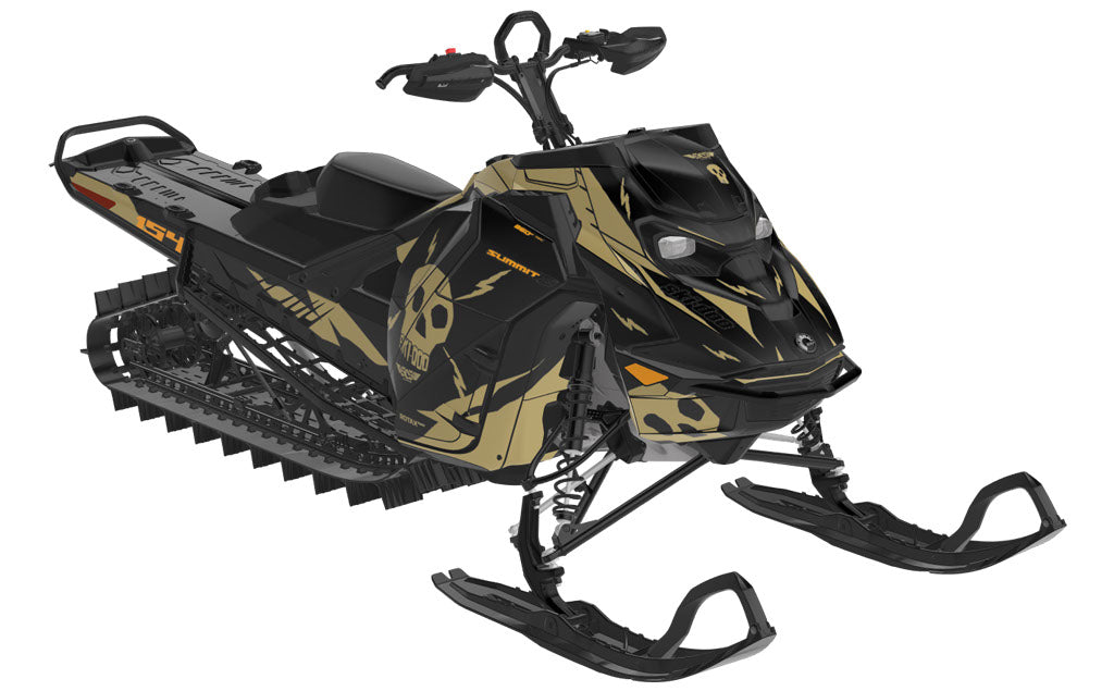 Hi-Fi Ski-Doo REV Gen5 Mountain Black Gold Partial Coverage