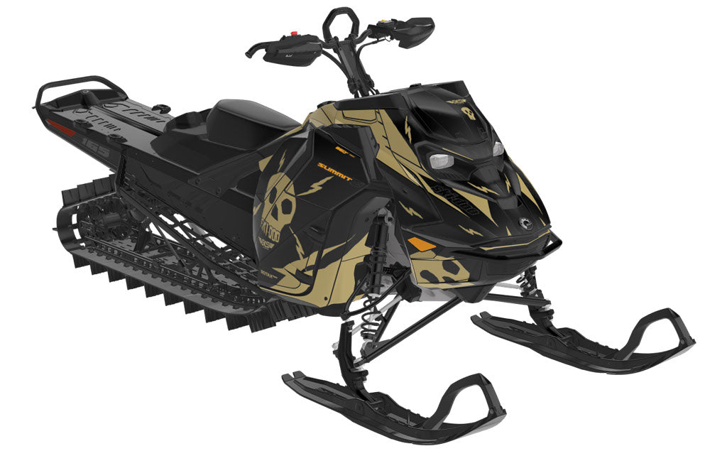 Hi-Fi Ski-Doo REV Gen5 Mountain Black Gold Less Coverage