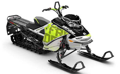 Highmark Blue Green Ski-Doo REV Gen4 Freeride Premium Coverage Sled Wrap