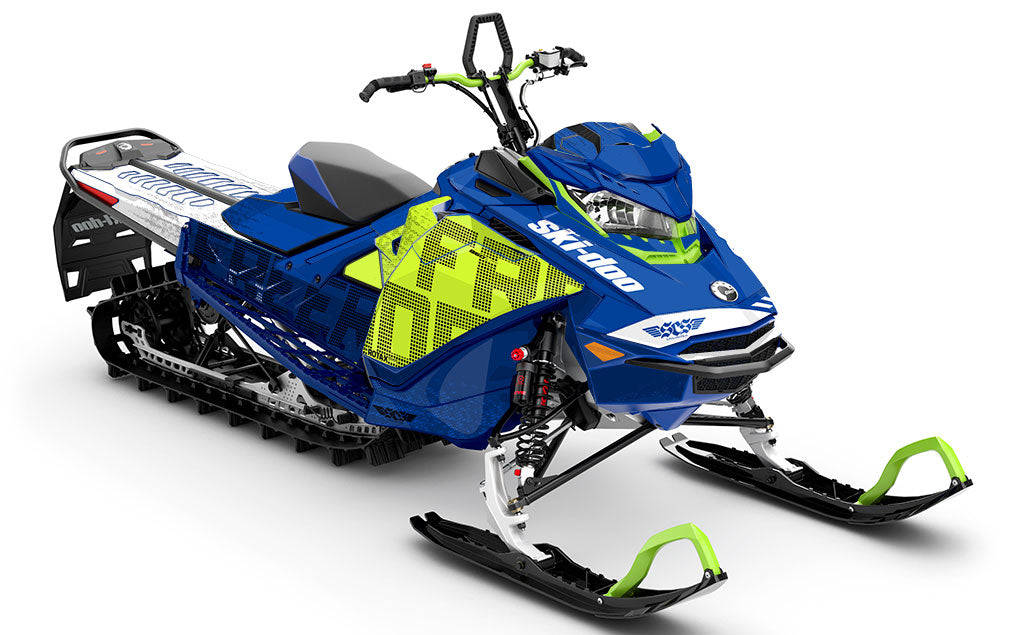 Highmark Teal Drkturquoise Ski-Doo REV Gen4 Freeride Full Coverage Sled Wrap