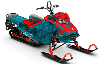 Highmark White Red Ski-Doo REV Gen4 Freeride Full Coverage Sled Wrap