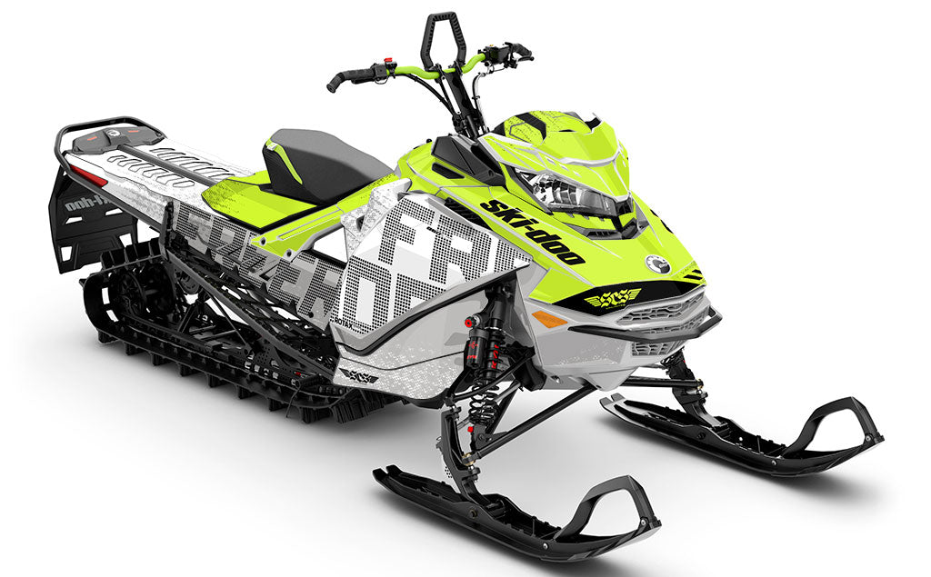 Highmark Green Black Ski-Doo REV Gen4 Freeride Full Coverage Sled Wrap