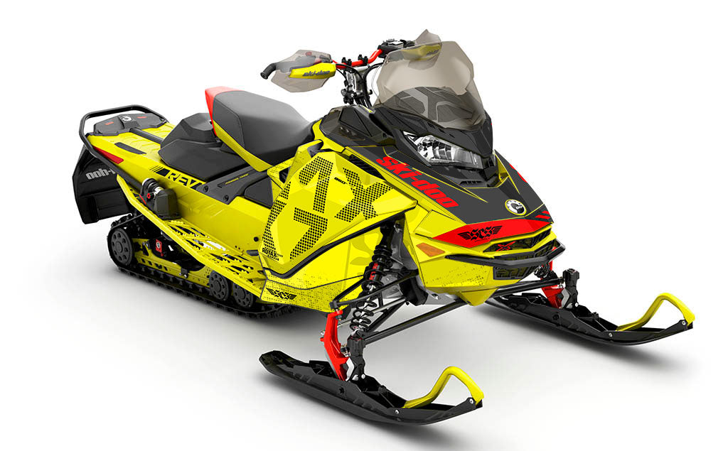 即納 Ski Doo Pro Snowcross Rebellious ヘルメット XS