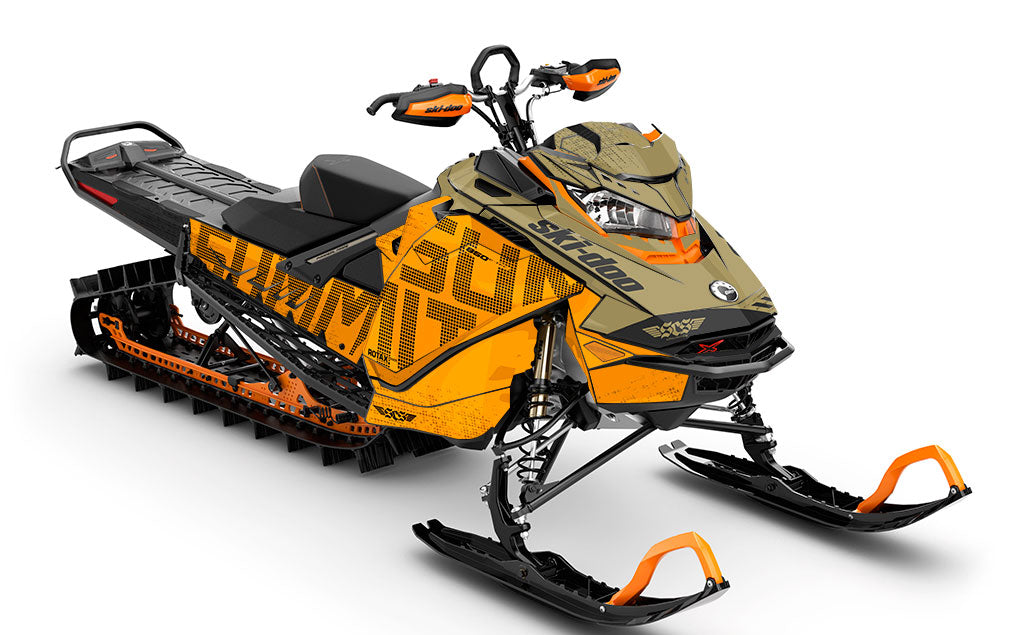 Highmark Red White Ski-Doo REV Gen4 Summit Full Coverage Sled Wrap