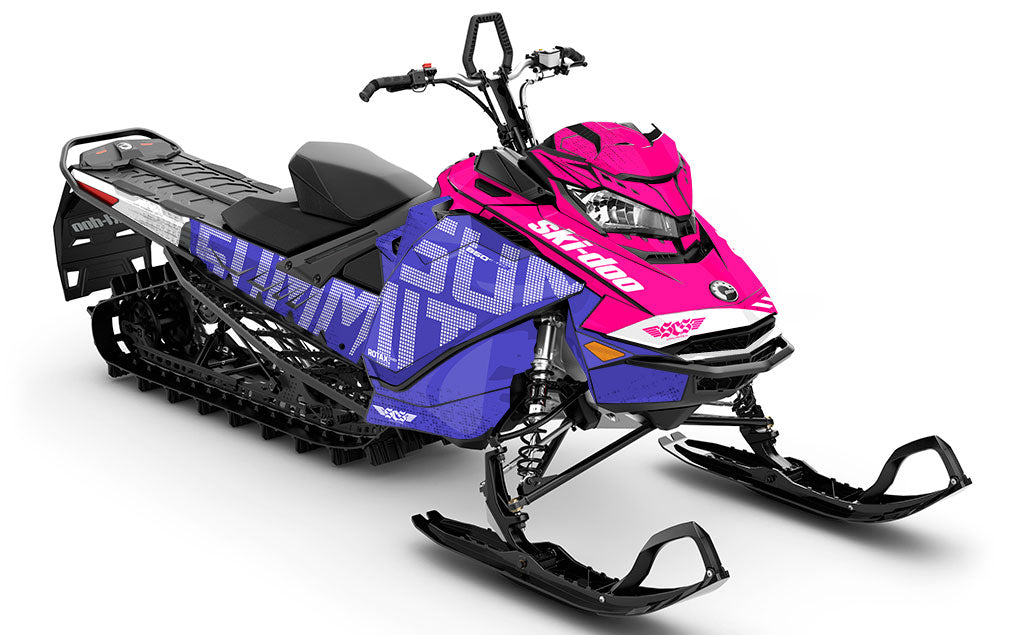 Highmark Teal Green Ski-Doo REV Gen4 Summit Full Coverage Sled Wrap