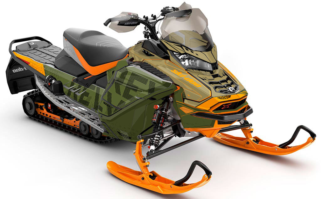Highmark White Red Ski-Doo REV Gen4 Wide Full Coverage Sled Wrap