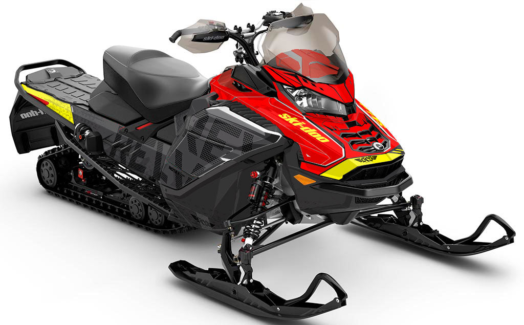 Highmark Red Green Ski-Doo REV Gen4 Wide Full Coverage Sled Wrap