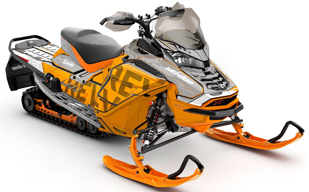 Highmark Red Blue Ski-Doo REV Gen4 Wide Less Coverage Sled Wrap