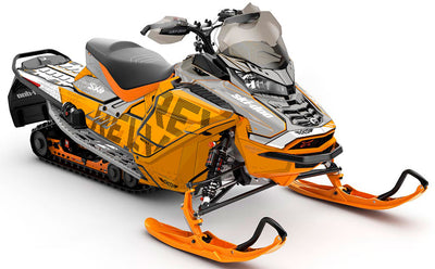 Highmark Red Blue Ski-Doo REV Gen4 Wide Less Coverage Sled Wrap