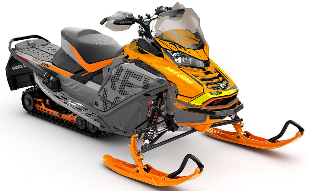 Highmark Purple Green Ski-Doo REV Gen4 Wide Premium Coverage Sled Wrap
