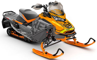 Highmark Purple Green Ski-Doo REV Gen4 Wide Premium Coverage Sled Wrap