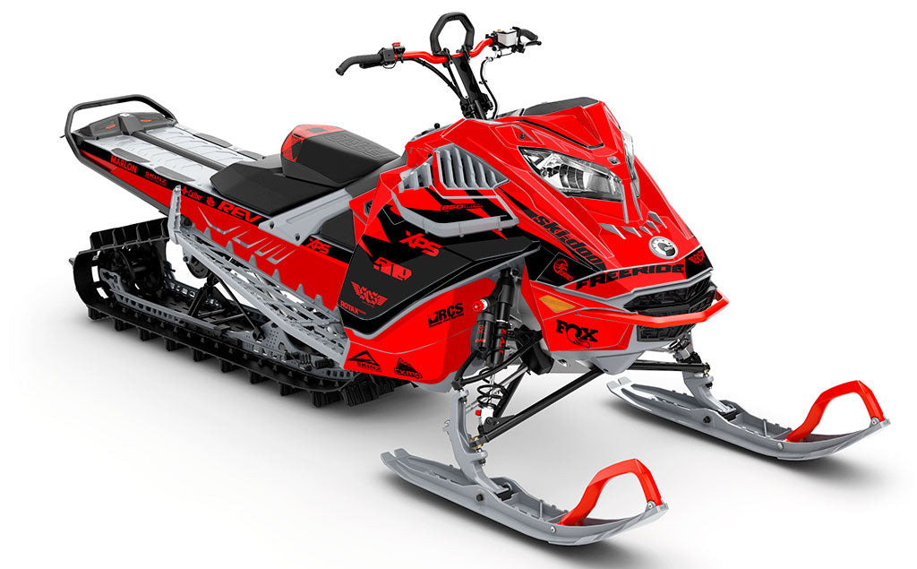 Jay Mentaberry Descent Blue White Ski-Doo REV Gen4 LWH - Freeride
