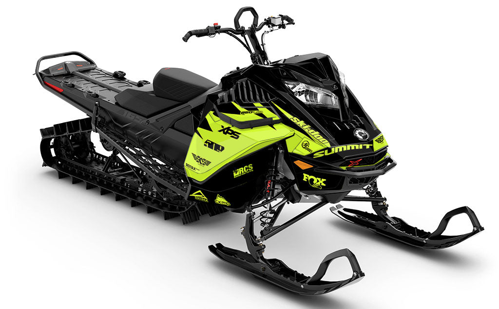 Jay Mentaberry Descent Black manta Ski-Doo REV Gen4 LWH - Summit Less Coverage Sled Wrap