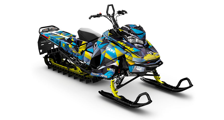 Jay Mentaberry Crusher Premium Ski-Doo REV Gen4 Sled Wrap   Sled Wrap