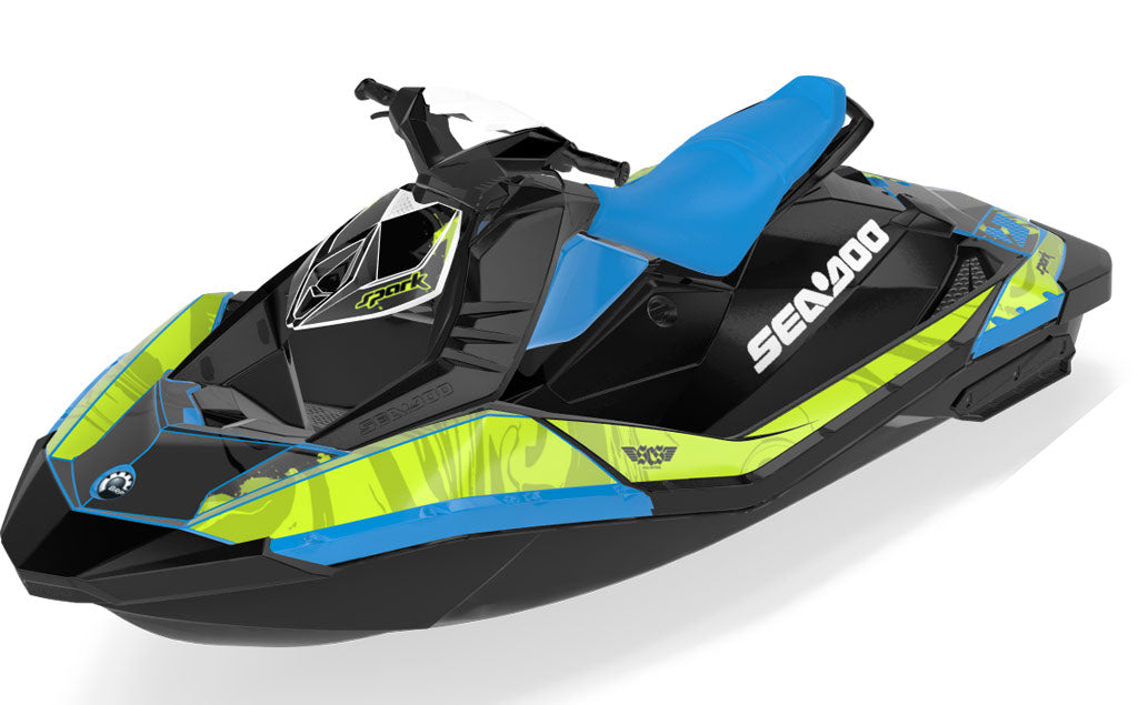 Juice Sea-Doo Spark Graphics Black Manta Full Coverage