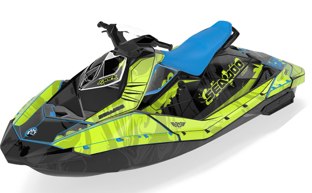 Juice Sea-Doo Spark Graphics Black Manta Less Coverage