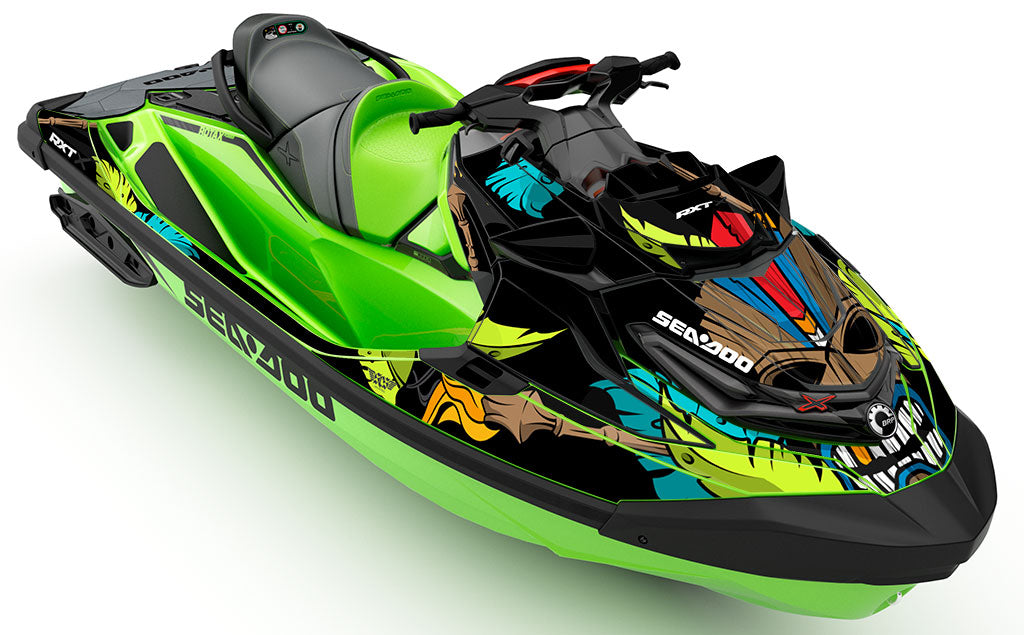 Kahuna Green Turquoise Sea-Doo RXT Graphics