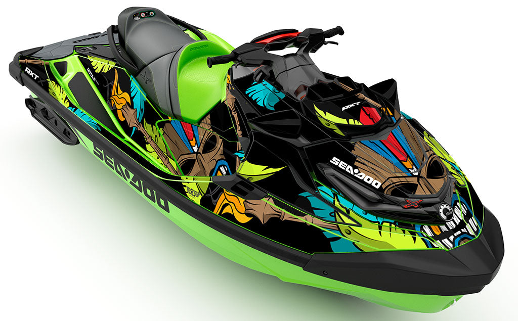 Kahuna Green Turquoise Sea-Doo RXT Graphics