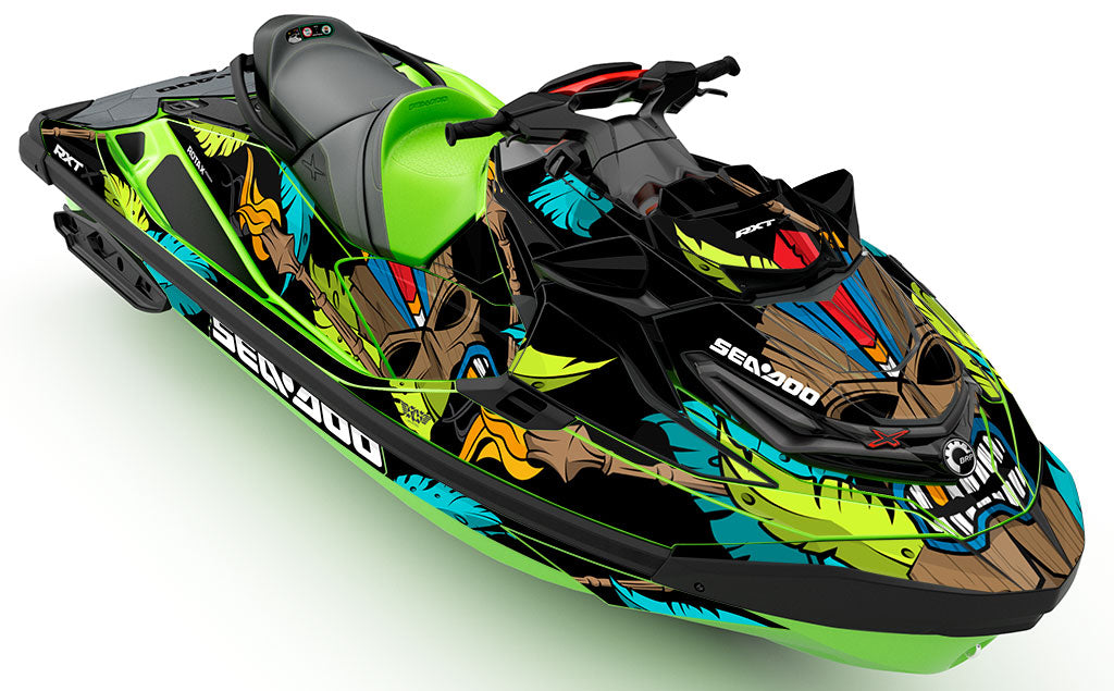 Kahuna Green Turquoise Sea-Doo RXT Graphics