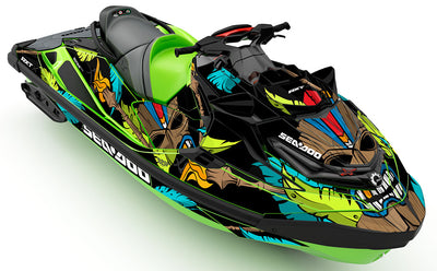 Kahuna Green Turquoise Sea-Doo RXT Graphics