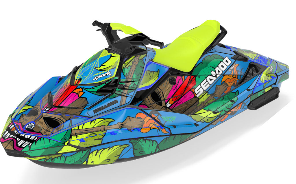Kahuna Sea-Doo Spark Graphics Reef Manta Max Coverage