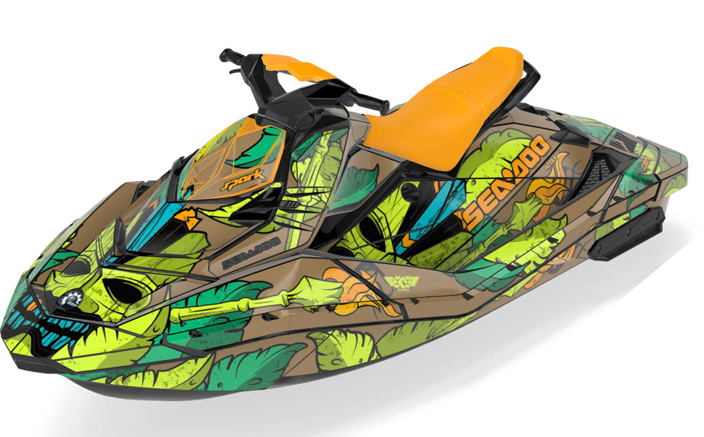 Kahuna Sea-Doo Spark Graphics Reef Manta Max Coverage