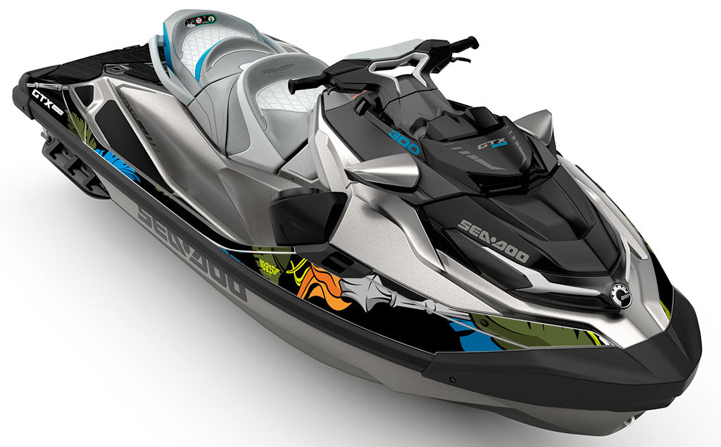 Kahuna Green Turquoise Sea-Doo GTX Graphics