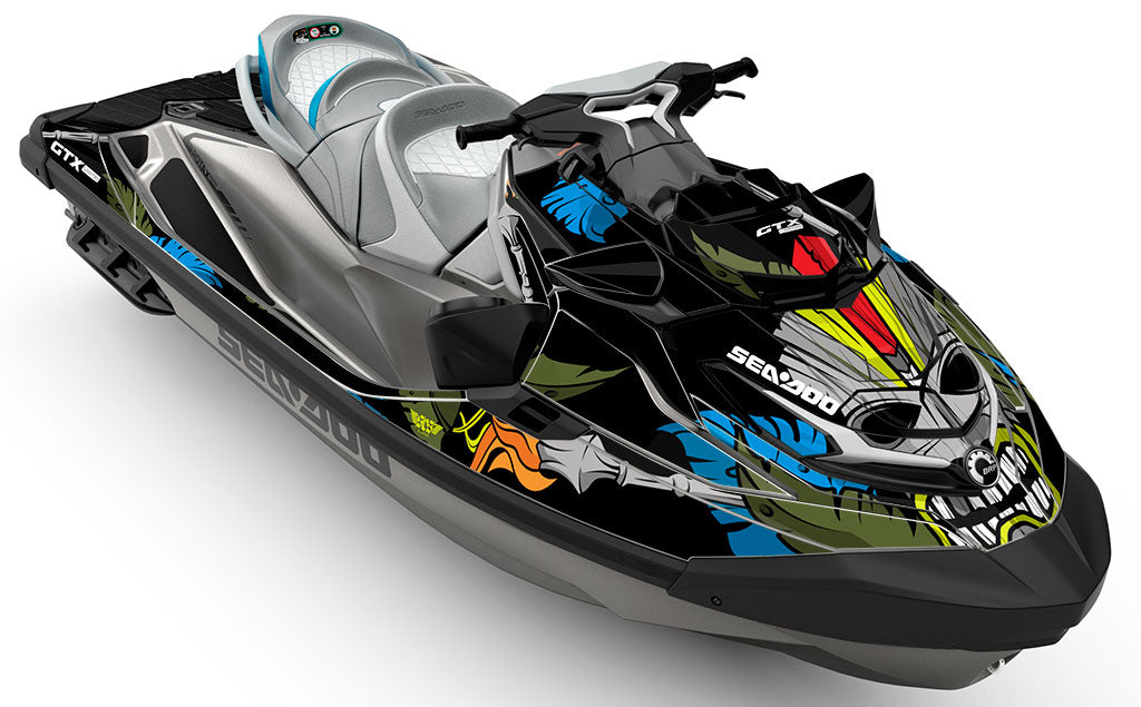 Kahuna Green Turquoise Sea-Doo GTX Graphics