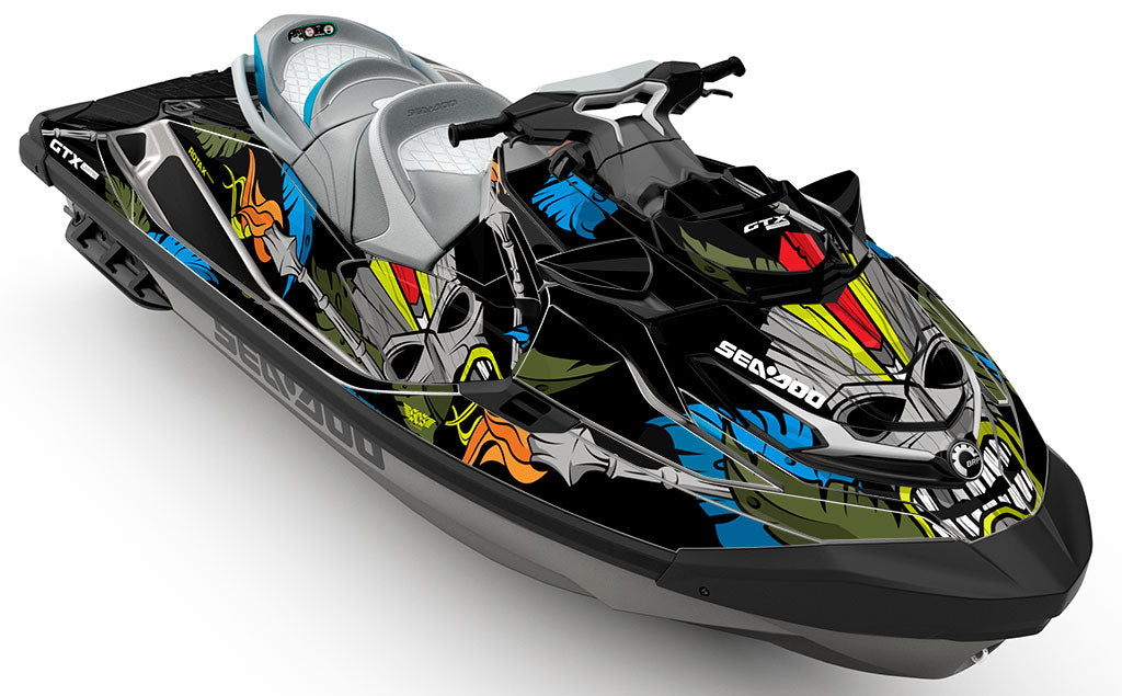 Kahuna Green Turquoise Sea-Doo GTX Graphics