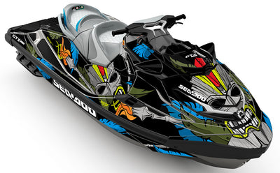 Kahuna Green Turquoise Sea-Doo GTX Graphics