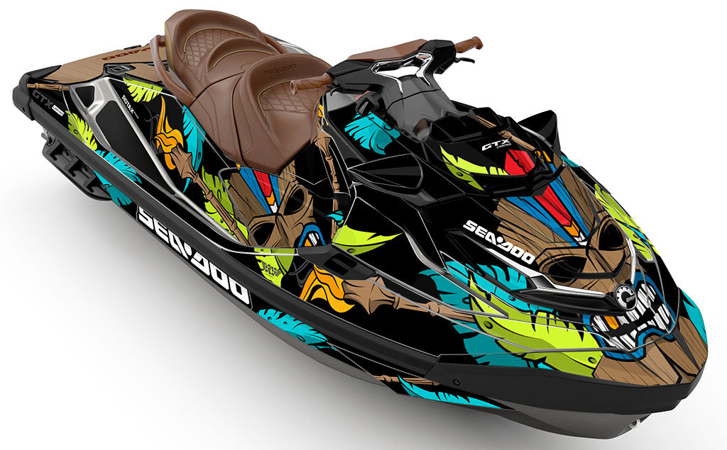 Kahuna Army Blue Sea-Doo GTX Graphics