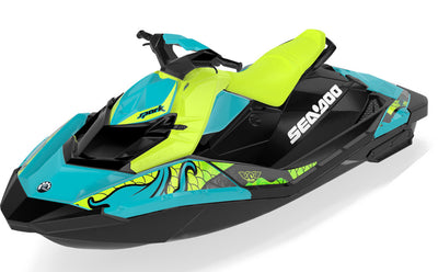 Kanji Sea-Doo Spark Graphics Manta Reef Max Coverage