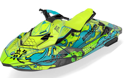 Kanji Sea-Doo Spark Graphics Manta Reef Less Coverage