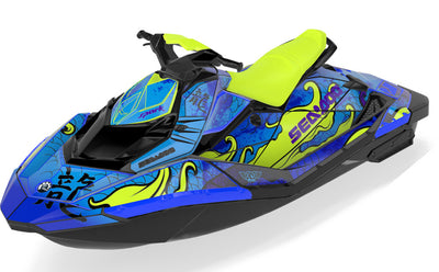 Kanji Sea-Doo Spark Graphics Reef Manta Full Coverage