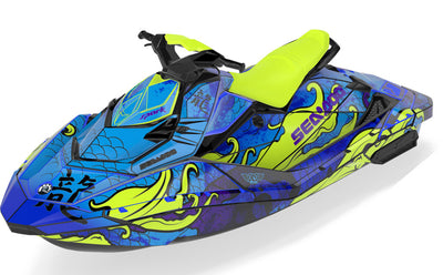 Kanji Sea-Doo Spark Graphics Reef Manta Less Coverage