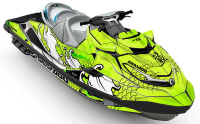 Kanji Green White Sea-Doo GTX Graphics