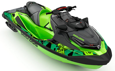 Kraken DrkGrey Red Sea-Doo RXT Graphics
