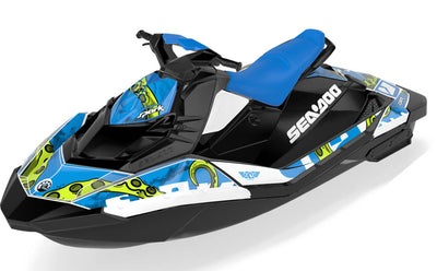 Kraken Sea-Doo Spark Graphics Octane Manta Partial Coverage