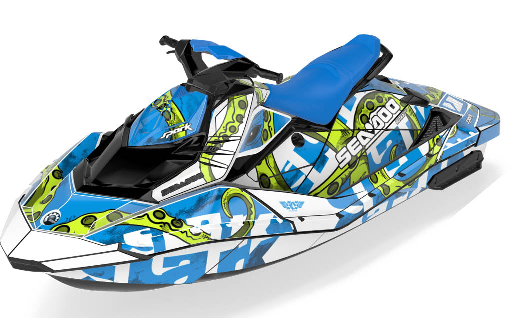 Kraken Sea-Doo Spark Graphics Octane Manta Premium Coverage