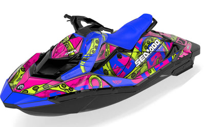 Kraken Sea-Doo Spark Graphics Pink Purple Full Coverage